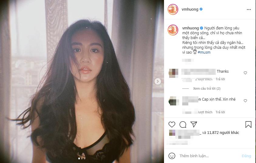 Văn Mai Hương chiêu đãi hình nội y nóng mắt tại gia-1