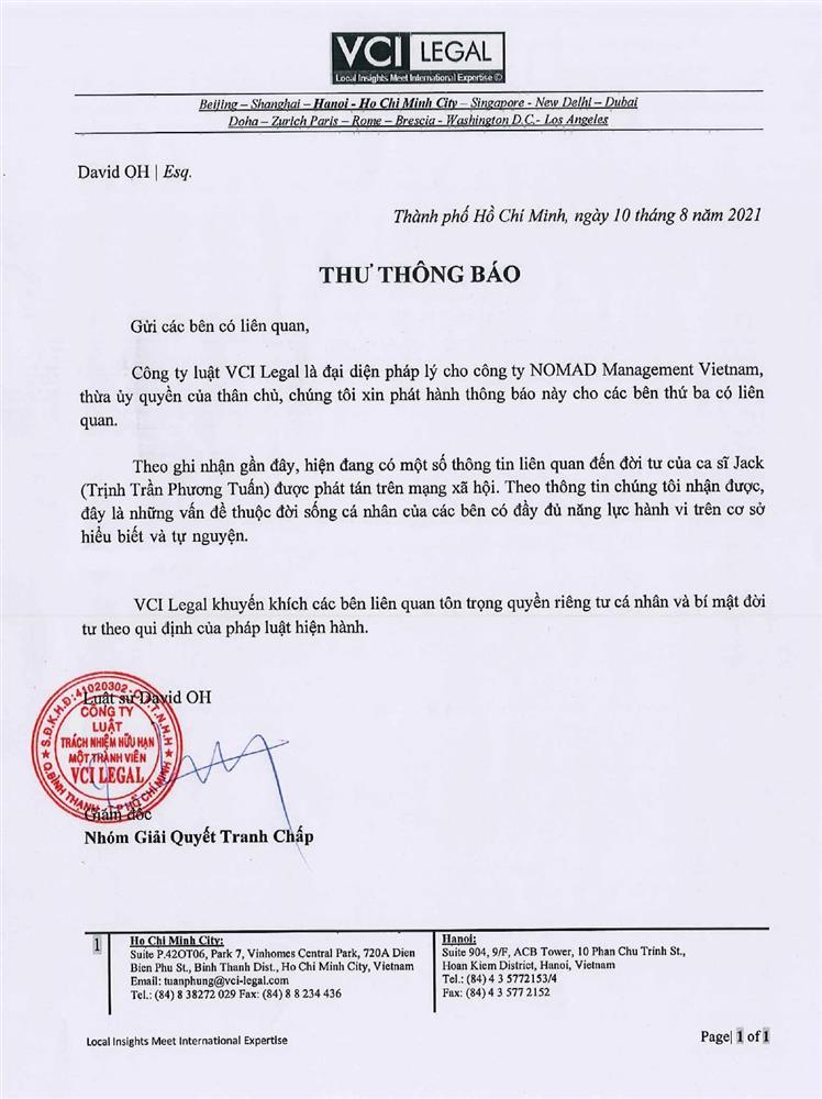 Công ty quản lý CẢNH BÁO cực gắt sau khi Jack thừa nhận có con-5