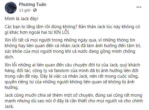 Jack khóa Facebook sau phốt bê bối yêu đương, có con bí mật-2