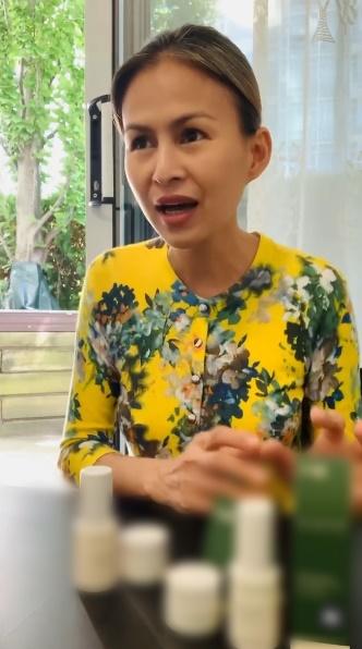 Lương Hoàng Anh quảng cáo mỹ phẩm bất chấp già như trái cà-2