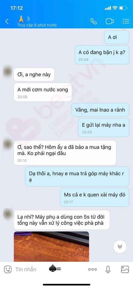 Bạn trai giám đốc tặng điện thoại cũ, cô gái kể lể gây xôn xao MXH-3