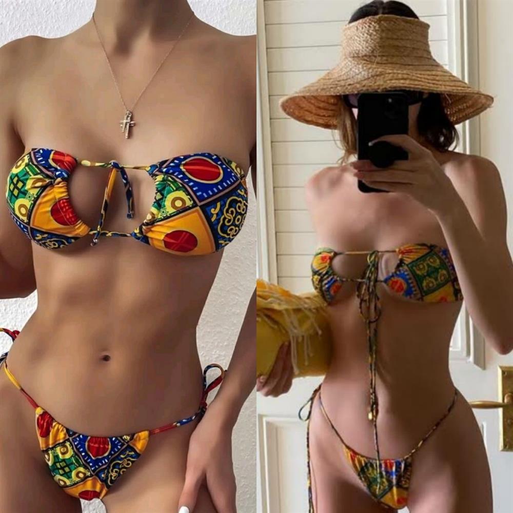 Kendall Jenner mặc bikini kiểu mới hack vòng 1 từ lép sang khủng-3