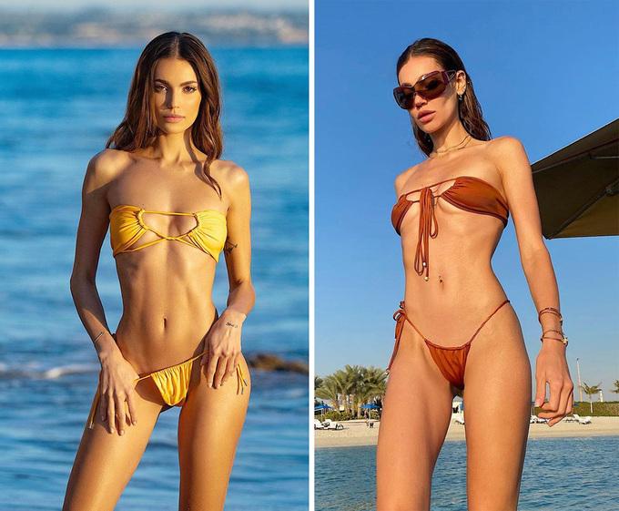 Kendall Jenner mặc bikini kiểu mới hack vòng 1 từ lép sang khủng-8
