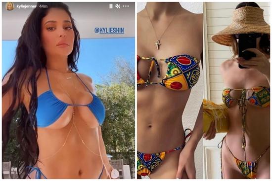 Kendall Jenner mặc bikini kiểu mới hack vòng 1 từ lép sang 'khủng'