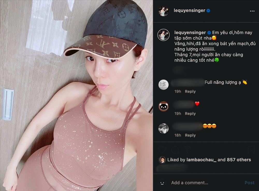 Khoe tình trẻ âu yếm khi tập thể dục, Lệ Quyên bị nói phô trương-4