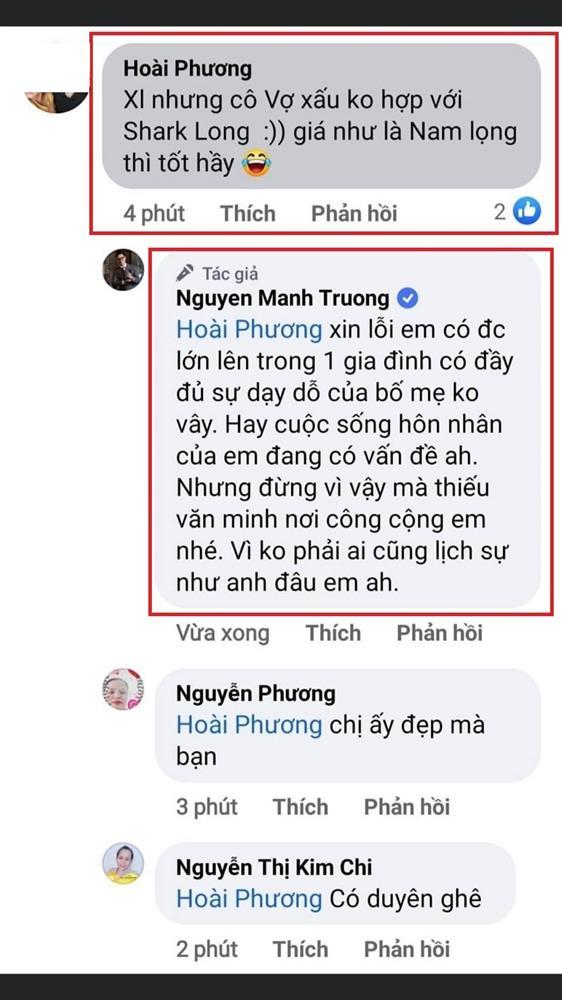 Mạnh Trường bảo vệ vợ khi bị netizen so sánh với Phương Oanh-1