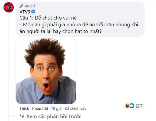 Fanpage VTV3 đố vui giữa đêm, đọc câu hỏi tức anh ách-2