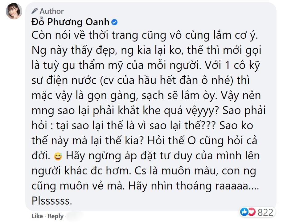 Phương Oanh bị chê mặc gile suốt tuần: Mọi người khắt khe thế?-6