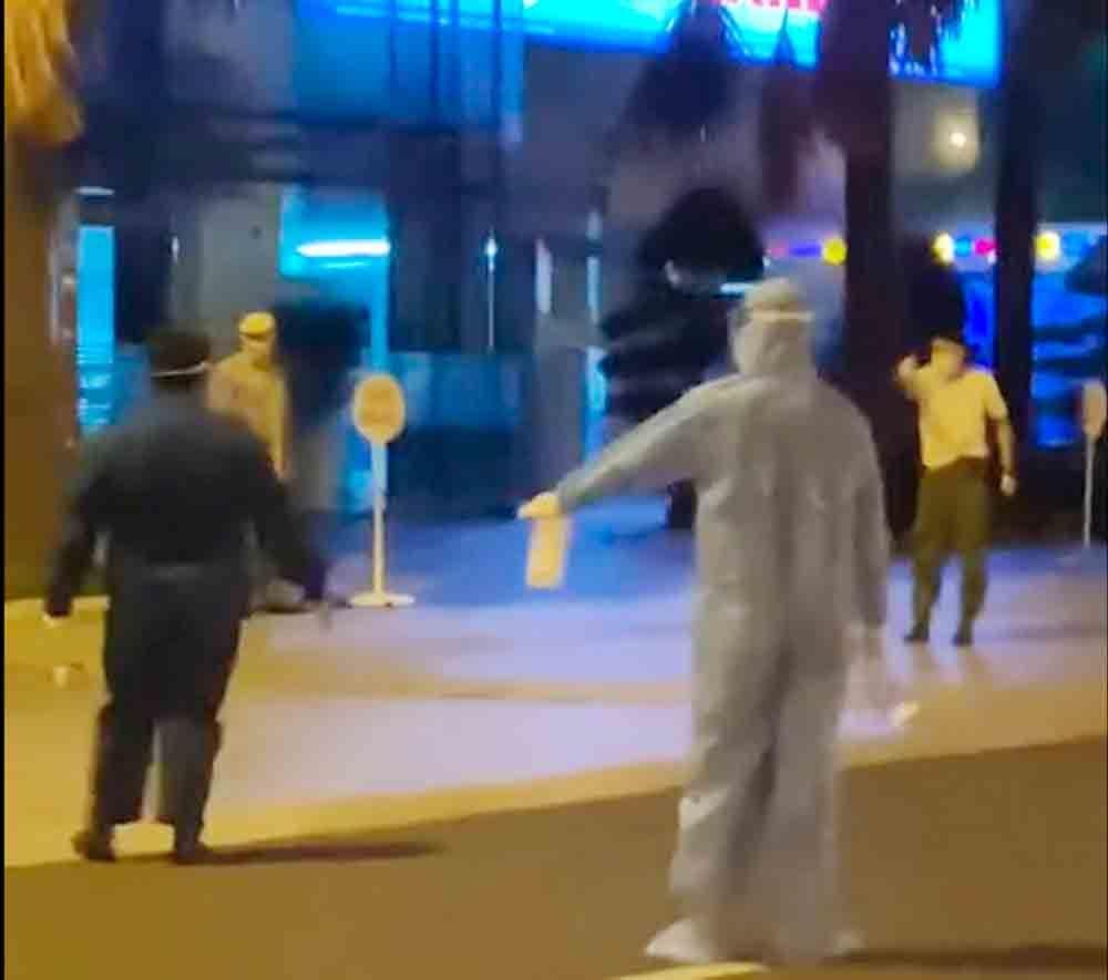 Sự thật clip rượt đuổi F0 trốn khỏi khu cách ly ở TP.HCM-1