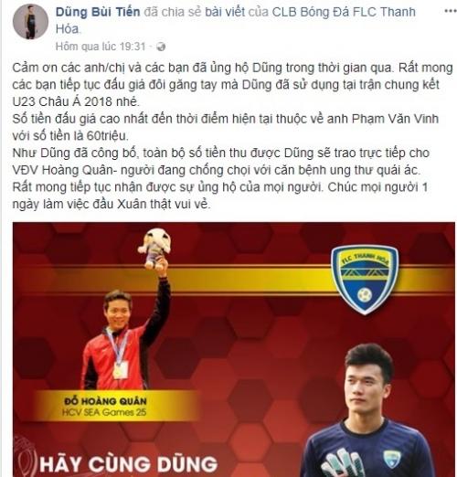 Thủ môn Bùi Tiến Dũng xả vai làm bốc vác khi nghỉ dịch-7