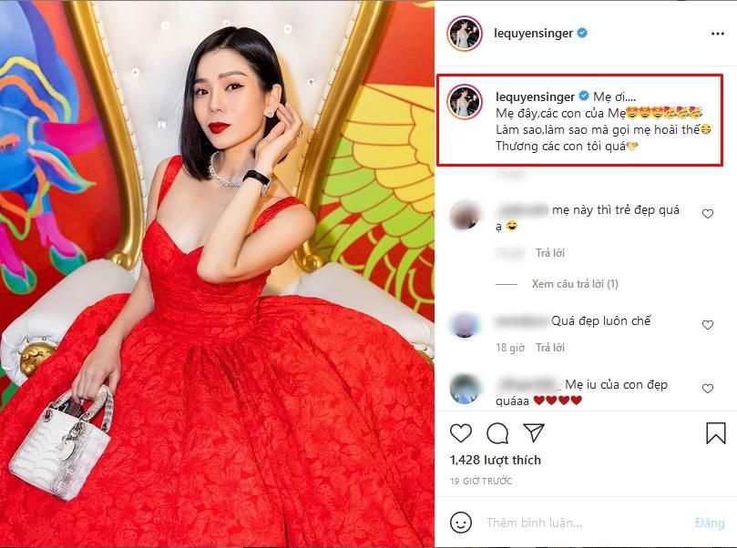 Bị chê mẫu hậu - hoàng tử, Lệ Quyên xưng mẹ luôn cho zừa-1