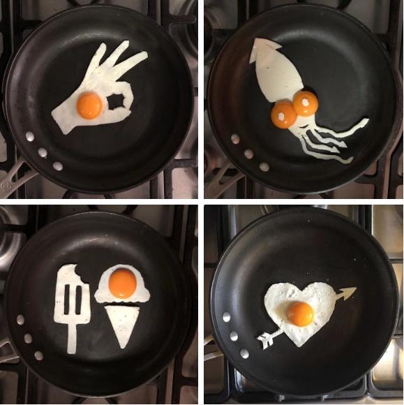 Nghỉ dịch quá rảnh, cô gái mua hơn 400k trứng gà chỉ để tập chiên-4