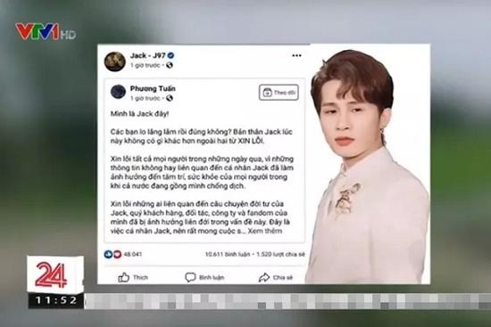 Bê bối Jack lên thẳng VTV1, sánh ngang 'tra nam' Ngô Diệc Phàm