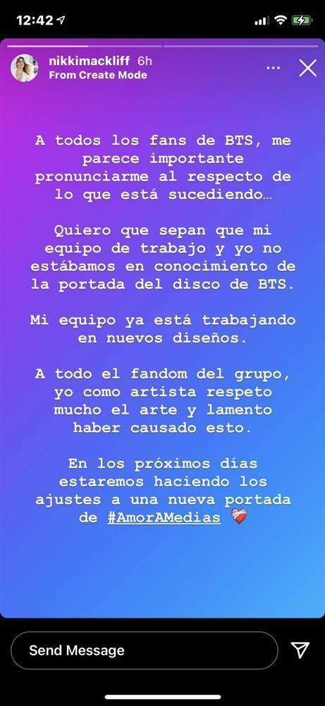 Bị nói đạo bìa album của BTS, nữ ca sĩ Ecuador: Tôi không biết đến sản phẩm của nhóm-3