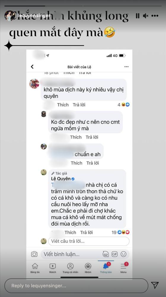 Lệ Quyên tự khen mình tròn thon thả khi bị nói khô như cá mắm-4