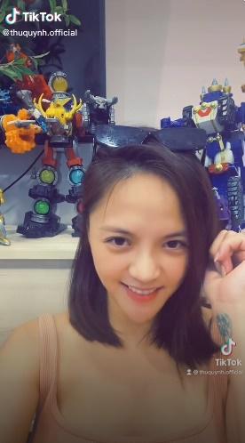 Thu Quỳnh xuất hiện với chiếc cằm xuyên thủng vạn vật-2