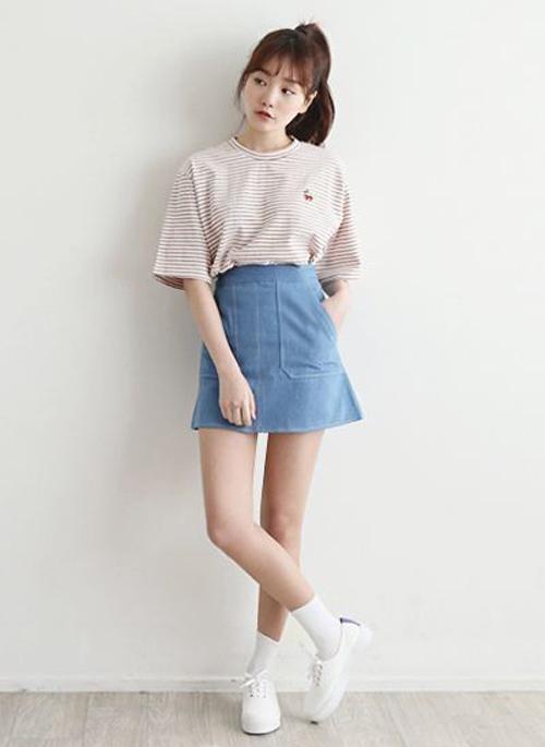 Bí kíp giúp nàng cò hương mặc áo phông oversize chuẩn đẹp-4