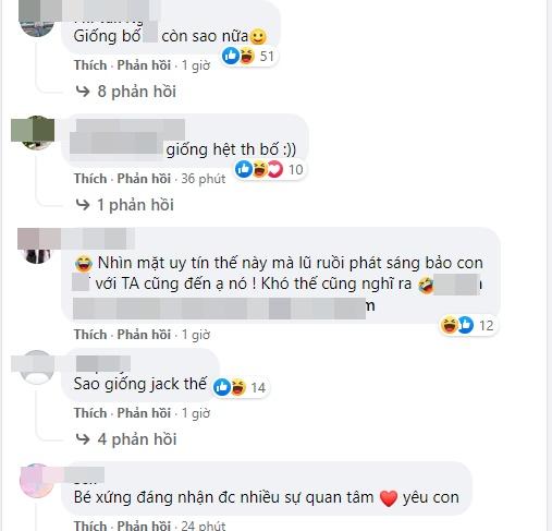 Con gái Jack - Thiên An xuất hiện cận mặt, giống bố như lột-9