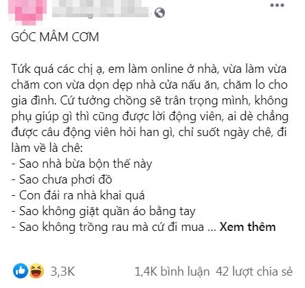 Bị chê mâm cơm chỉ nấu được vậy, vợ tức ói máu đòi đổi chồng-1