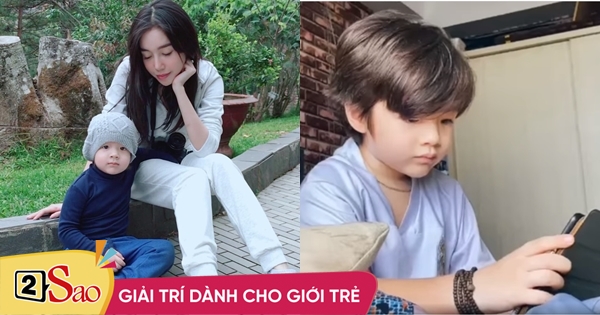 Con trai Elly Trần phổng phao, mặt mũi như trai Hàn Quốc