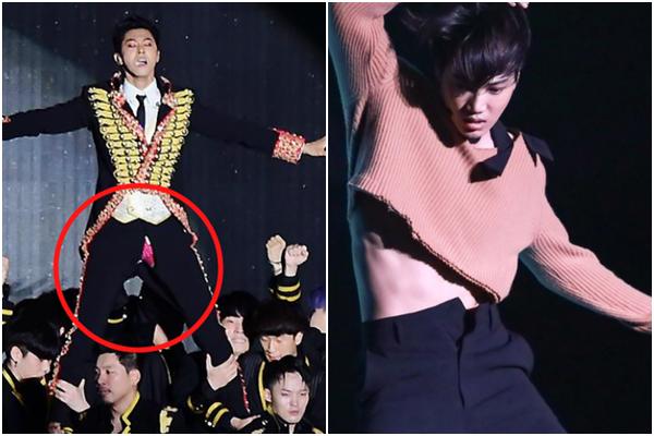 EXO ‘toang hoác’ trên sân khấu vẫn không bằng Yunho lộ quần lót hồng