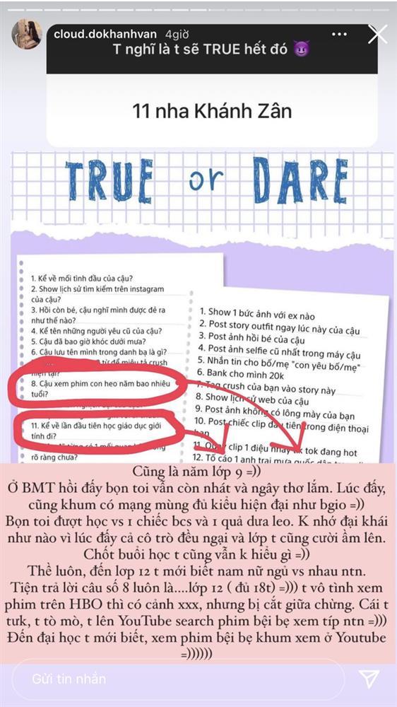 Khánh Vân gây sốc khi kể chuyện lần đầu xem phim 18+-1