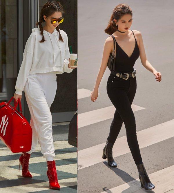 Ngọc Trinh sexy có thừa khi mix đồ với boots cổ ngắn-7