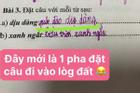 Đặt câu với 4 từ, nhóc tiểu học khiến cô giáo cười mệt nghỉ