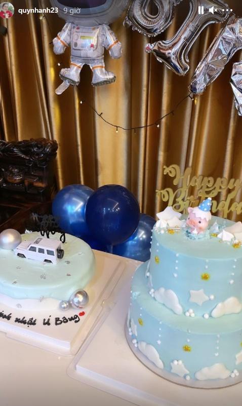 Vợ chồng Duy Mạnh mở tiệc cho con trai, món ăn chuẩn đại gia-2