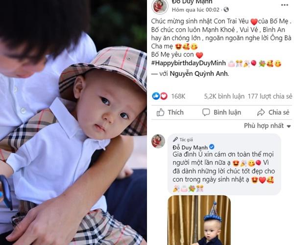 Vợ chồng Duy Mạnh mở tiệc cho con trai, món ăn chuẩn đại gia-6