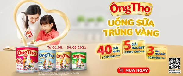 Vinamilk tri ân người tiêu dùng dịp 45 năm: Uống sữa Ông Thọ trúng vàng-5