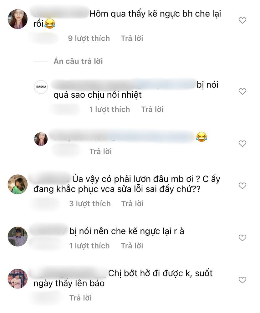 Lê Bống chữa cháy cồng kềnh sau màn phanh áo khoe ngực-5