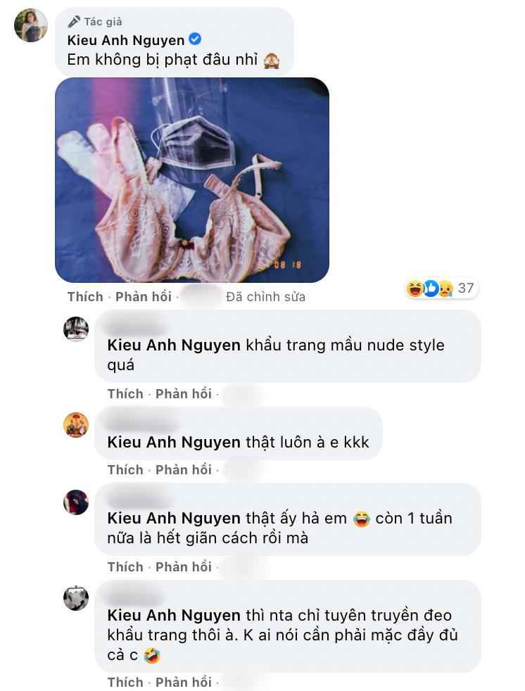 Kiều Anh Phía Trước Là Bầu Trời não cá, mặc mỗi áo lót đi siêu thị-2