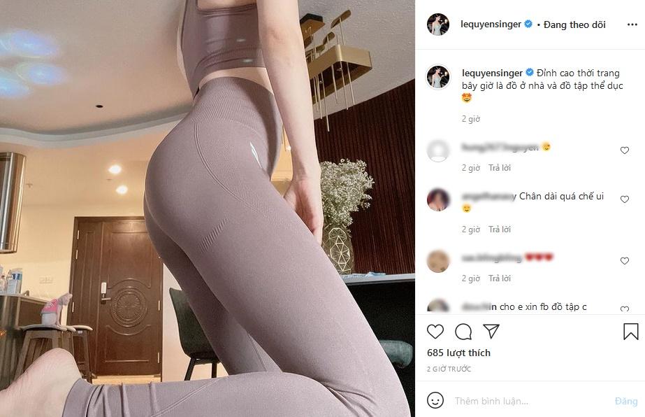 Lệ Quyên mặc đồ tập thì show vòng 3, diện váy ngủ sẽ khoe vòng 1-1