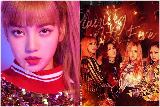 Khoảnh khắc 'bùng cháy' của BLACKPINK, Lisa còn bị tro bám lên mặt