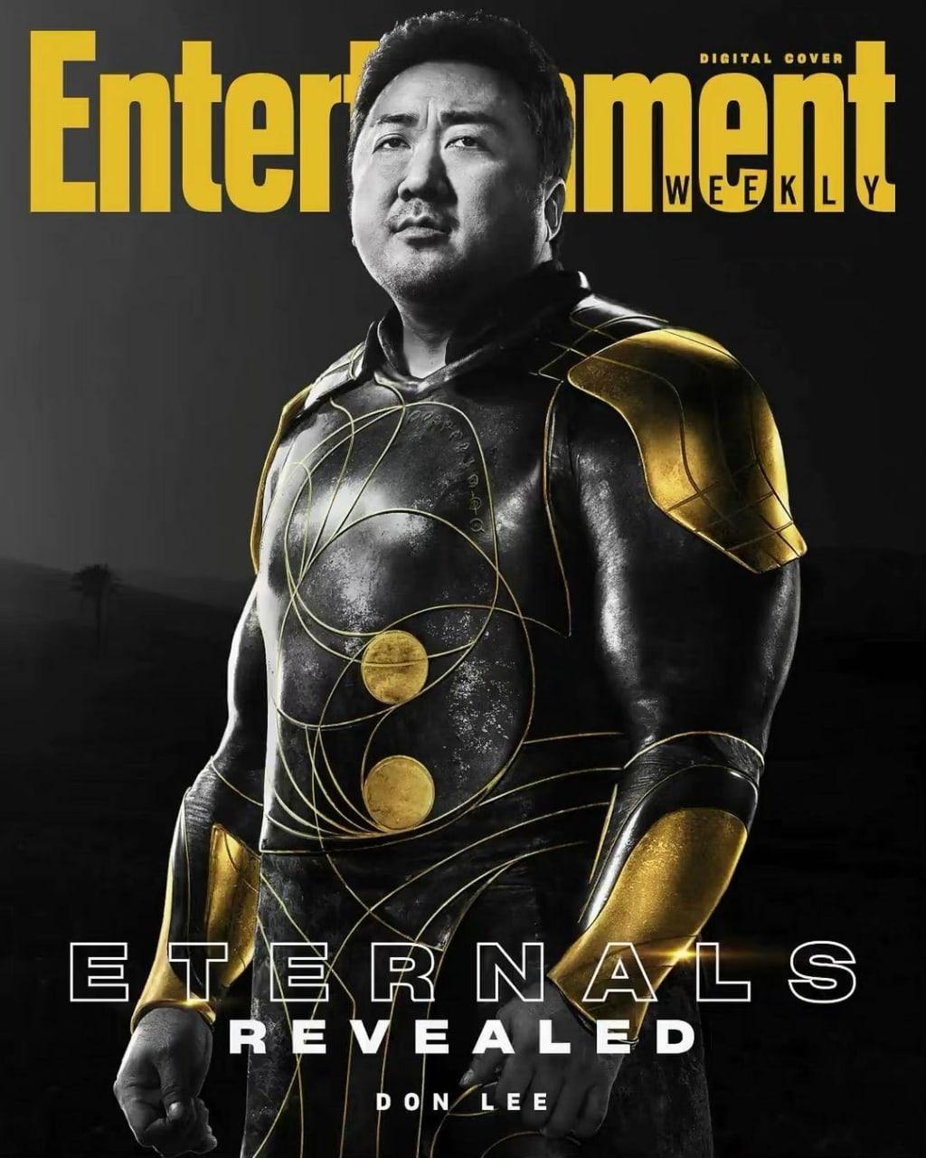 Bộ phim sắp tới của Marvel Studios “The Eternals” tiết lộ poster nhân vật của Ma Dong Seok “The Eternals” dự kiến khởi chiếu vào tháng 11.