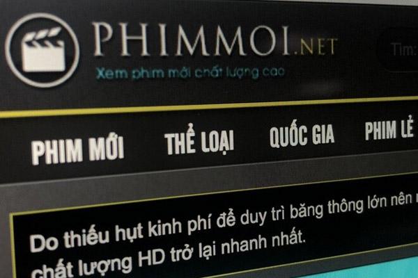 Công an TP HCM khởi tố hình sự liên quan website phimmoi.net