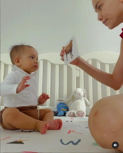 Hồ Ngọc Hà đau tim khi dạy học cặp song sinh Lisa - Leon-4