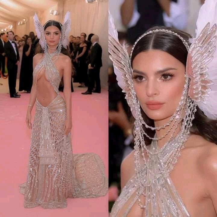 Emily Ratajkowski đỉnh của chóp từ thần thái đến bộ cánh cắt khoét táo bạo khoe eo phẳng lì.