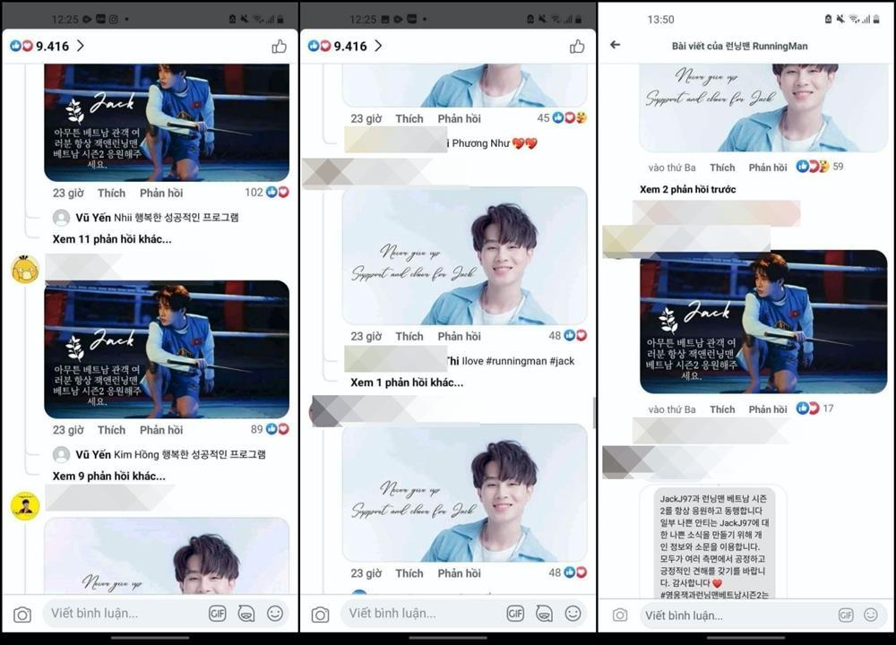 Fan Jack thả ảnh ngập fanpage Running Man đòi công bằng?-2