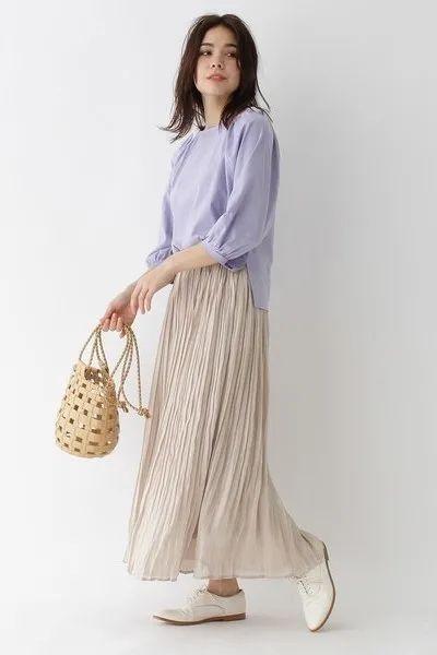 Giao mùa, nàng diện váy xếp ly đốn tim người đối diện-7