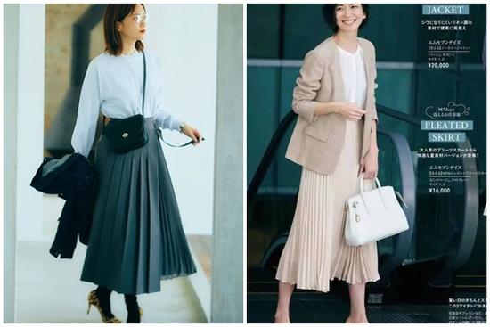 Giao mùa, nàng diện váy xếp ly 'đốn tim' người đối diện