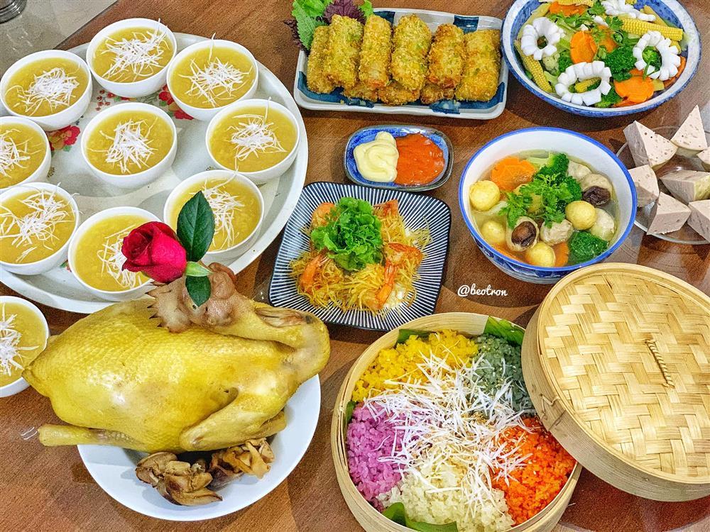 Mâm cỗ cúng lễ Vu Lan đơn giản mà vô cùng tươm tất-6