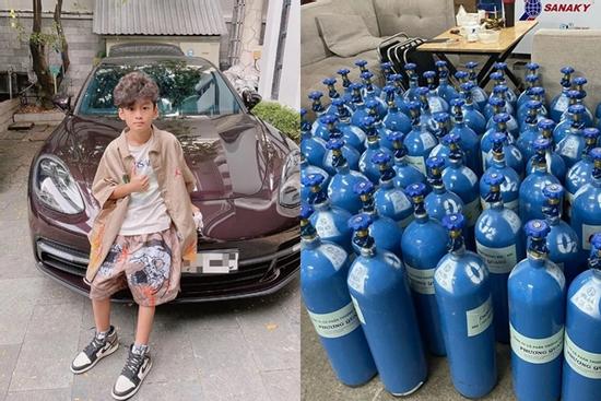 Quý tử nhà Lệ Quyên mới 10 tuổi đã biết làm từ thiện