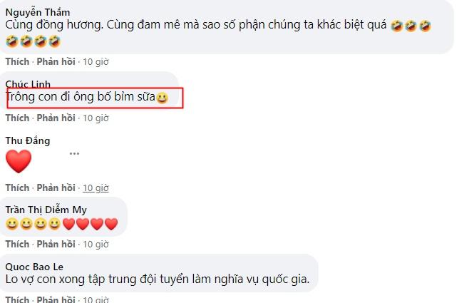 Công Phượng xuất hiện phờ phạc, chắc thức đêm chăm con đây mà-9