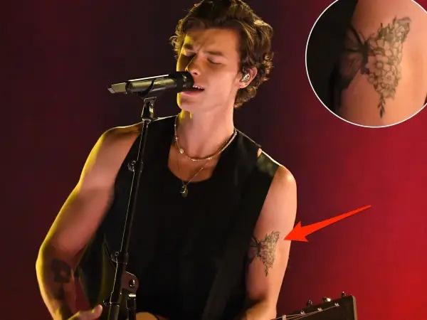 Tháng 7/2019, Shawn Mendes xăm hình con bướm lên cánh tay trái theo yêu cầu của người hâm mộ. Ba tháng sau, khi lưu diễn ở Singapore, anh tiếp tục xăm dòng chữ 