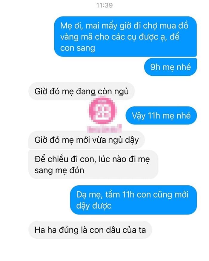 Cặp mẹ chồng - nàng dâu ngủ đến tận 11 giờ trưa khiến CĐM cười bò-2