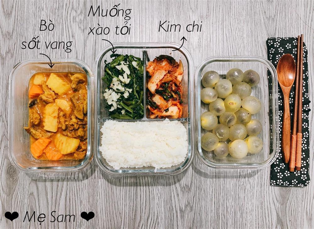 7 hộp cơm đầy ắp món, đi làm 1 tuần no, ngon, an toàn-5