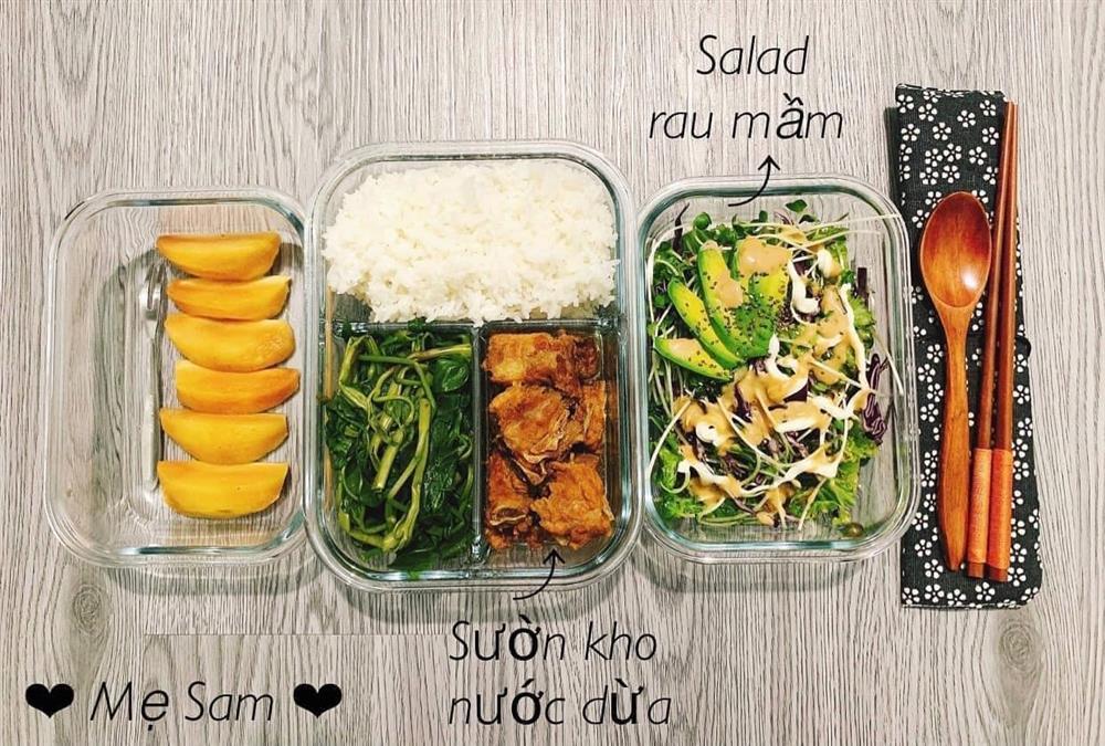 7 hộp cơm đầy ắp món, đi làm 1 tuần no, ngon, an toàn-6