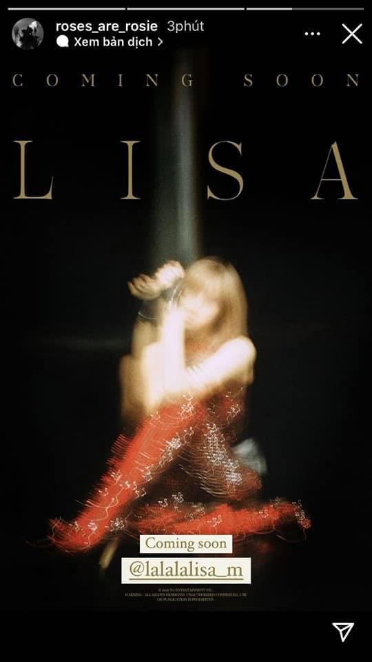 Lisa BLACKPINK tung poster solo, hóa ra Jisoo đã dự báo từ chiều-3